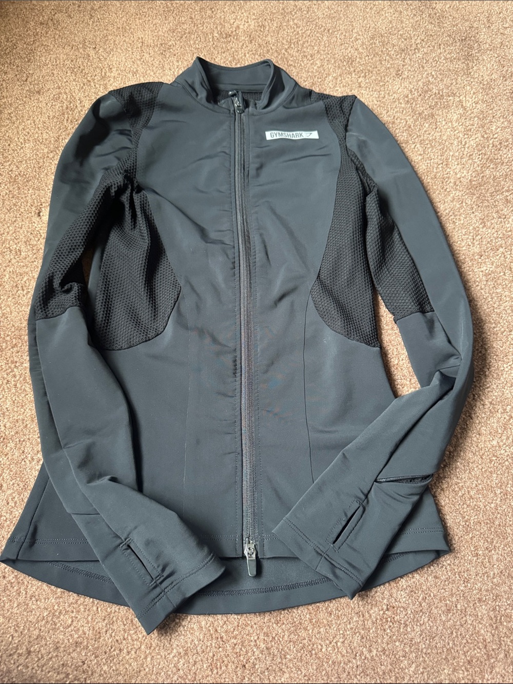 Gymshark Black Women's Zip-Up Training Jacket